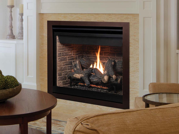 Astria Aries - 40 inch Altair Direct-Vent Gas Fireplace | Electronic Ignition, Top/Rear Combo