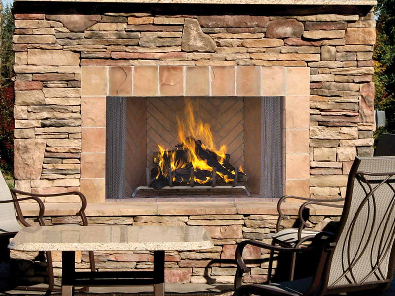 Astria Oracle - 36 inch Outdoor Wood-Burning Fireplace, WB Box only, Brick Liner Required