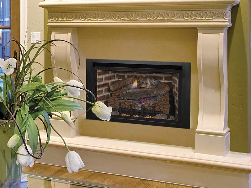 Astria Alpha - 36 inch Vintage Liner, Radiant Vent-Free Gas Fireplace