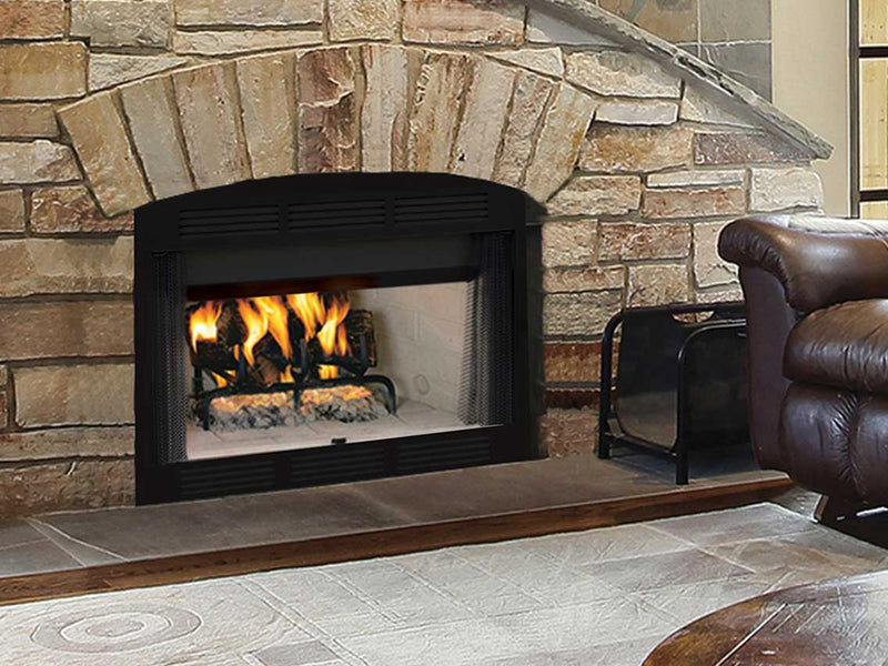 Astria Blackstone - 36 inch Wood-Burning Fireplace, Radiant and Louvered