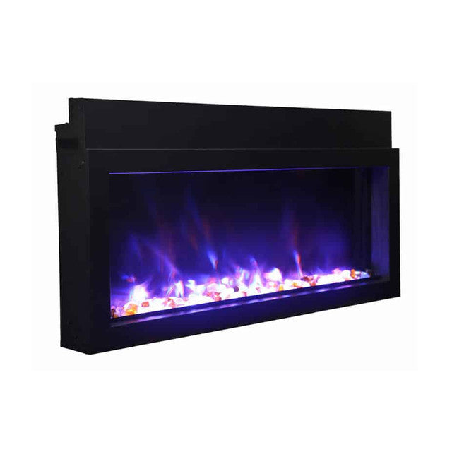 Amantii Panorama Extra Slim 40 Inch Smart Indoor or Outdoor Linear Electric Fireplace