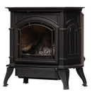 Breckwell BH23 26" Freestanding Black Cast Iron Natural Gas Stove with Proflame 2 and Logs