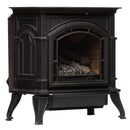 Breckwell BH23 26" Freestanding Black Cast Iron Natural Gas Stove with Proflame 2 and Logs