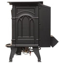Breckwell BH23 26" Freestanding Black Cast Iron Natural Gas Stove with Proflame 2 and Logs