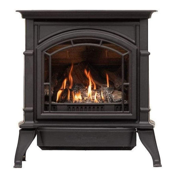Breckwell BH32VF 26" Cast Iron Vent-Free Natural Gas Stove with Millivolt Control and Log Set
