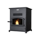 Breckwell BIG E 33" Freestanding Pellet Stove – 140 lb Hopper Capacity, 3-Day Burn Time