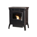 Breckwell Classic Cast 42,000 BTU Pellet Stove – 25" Black Enamel Freestanding Model with Ignitor