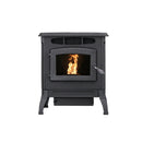 Breckwell Classic Cast 25" Black Pellet Stove with Automatic Ignitor and 50 lb. Hopper