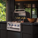 Broil King 31" Regal S 420 Built-In 4-Burner Gas Grill with Stainless Steel Construction