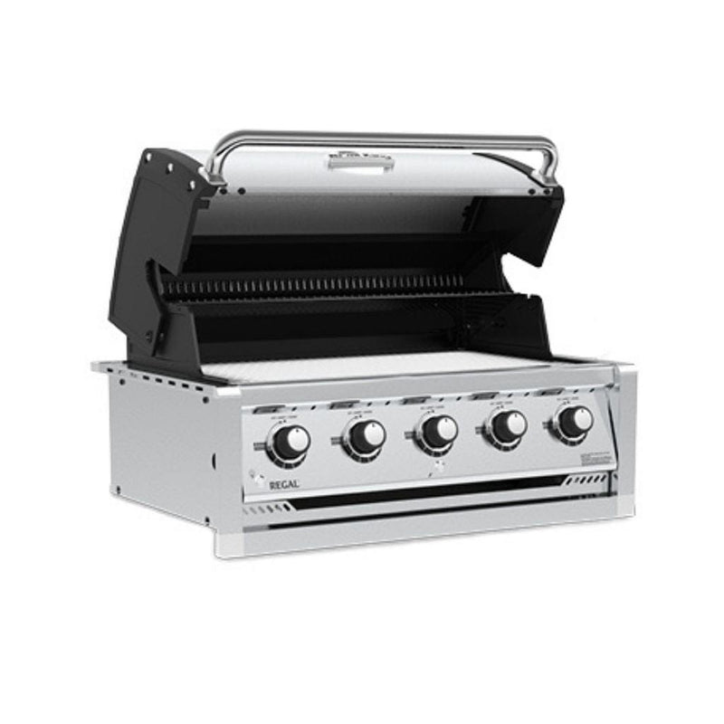 Broil King 37" Regal S 520 Built-In 5-Burner Gas Grill with Stainless Steel Finish