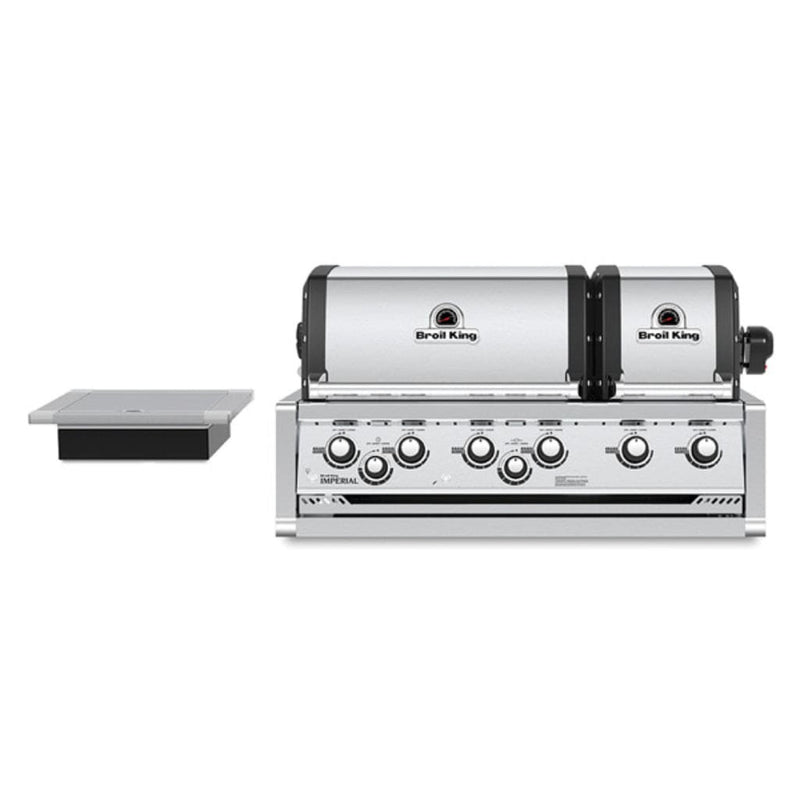 Broil King 44" Imperial S 690 Built-In 6-Burner Gas Grill with Rotisserie & Side Burner