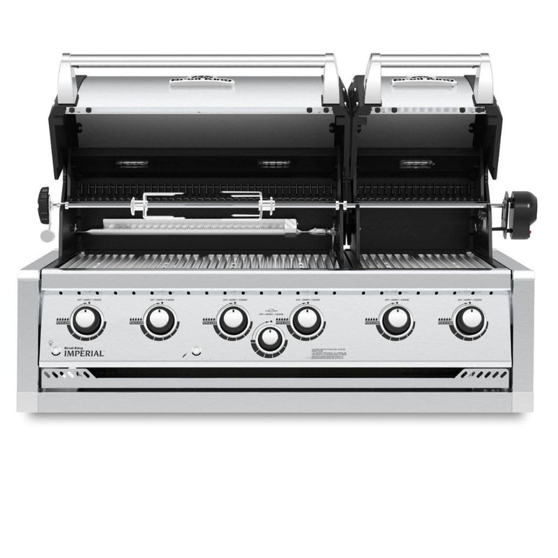Broil King 44" Imperial S 670 Built-In 6-Burner Gas Grill with Rotisserie Burner & Kit