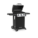Broil King Gem 320 45" 3-Burner Black Gas Grill with Cast Iron Grids