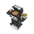 Broil King Gem 320 45" 3-Burner Black Gas Grill with Cast Iron Grids