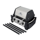 Broil King Porta-Chef 320 49" 3-Burner Portable Gas Grill with Drop-Down Shelves