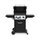 Broil King Monarch 340 51" Propane Gas Grill with Side Burner and Enclosed Cabinet Base