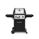 Broil King Monarch 340 51" Propane Gas Grill with Side Burner and Enclosed Cabinet Base