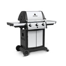 Broil King Signet 320 56" 3-Burner Gas Grill with Cast Iron Grids & Stainless Steel Side Shelves