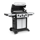 Broil King Signet 390 56" 3-Burner Gas Grill with Side Burner and Rear Rotisserie