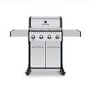 Broil King Baron S 420 Pro 57" 4-Burner Gas Grill with Stainless Steel Grids & Drop-Down Shelves