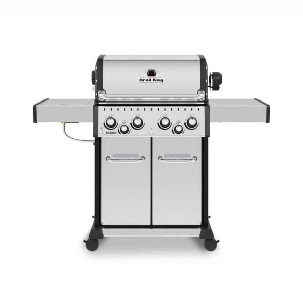 Broil King Baron S 490 Pro IR 57" Propane Gas Grill with Infrared Side Burner and Rear Rotisserie