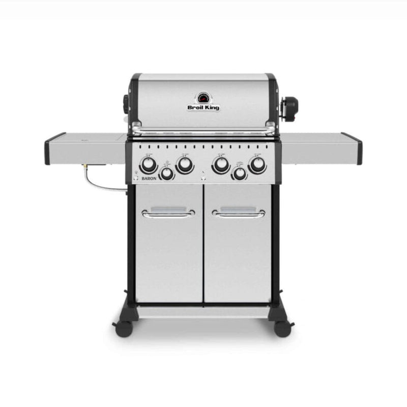 Broil King Baron S 490 Pro IR 57" Propane Gas Grill with Infrared Side Burner and Rear Rotisserie