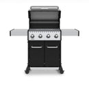 Broil King Baron 420 Pro 57" 4-Burner Gas Grill with Drop-Down Shelves and Panel Lighting