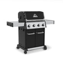 Broil King Baron 420 Pro 57" 4-Burner Gas Grill with Drop-Down Shelves and Panel Lighting
