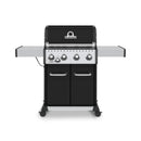 Broil King 57" Baron 440 Pro 4-Burner Black Gas Grill with Side Burner & Panel Lighting