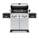 Broil King Regal S 590 Pro IR 5-Burner 62" Gas Grill with Infrared Side Burner, Rotisserie & Control Panel Lights