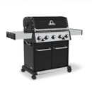 Broil King Baron 590 Pro 63" 5-Burner Gas Grill with Side & Rotisserie Burners and Stainless Steel Shelves