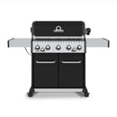 Broil King Baron 590 Pro 63" 5-Burner Gas Grill with Side & Rotisserie Burners and Stainless Steel Shelves
