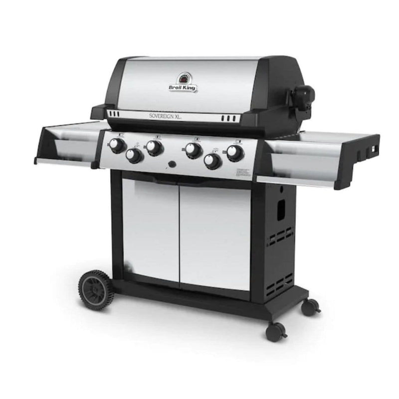 Broil King Sovereign XLS 90 65" 4-Burner Gas Grill with Rear Rotisserie and Side Burner