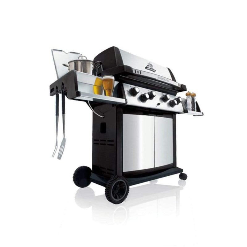 Broil King Sovereign XLS 90 65" 4-Burner Gas Grill with Rear Rotisserie and Side Burner