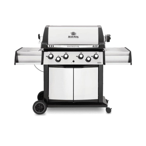 Broil King Sovereign XLS 90 65" 4-Burner Gas Grill with Rear Rotisserie and Side Burner
