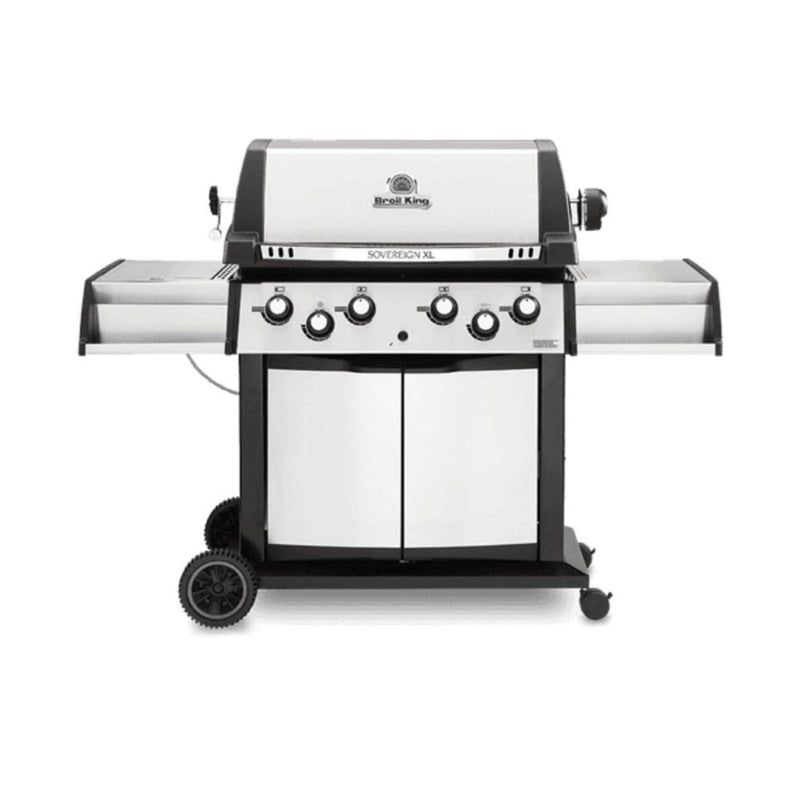 Broil King Sovereign XLS 90 65" 4-Burner Gas Grill with Rear Rotisserie and Side Burner