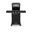 Broil King Crown 310 46" 3-Burner Black Gas Grill with Porcelain-Enameled Hood