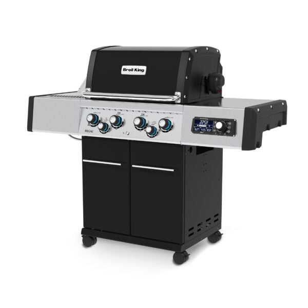 Broil King Regal Q 490 Pro IR 63" Black Natural Gas Grill with iQue Tech & Infrared Sear Burner