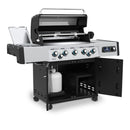 Broil King Regal Q 590 Pro IR 63" Black Propane Gas Grill with iQue Tech & Rotisserie Kit