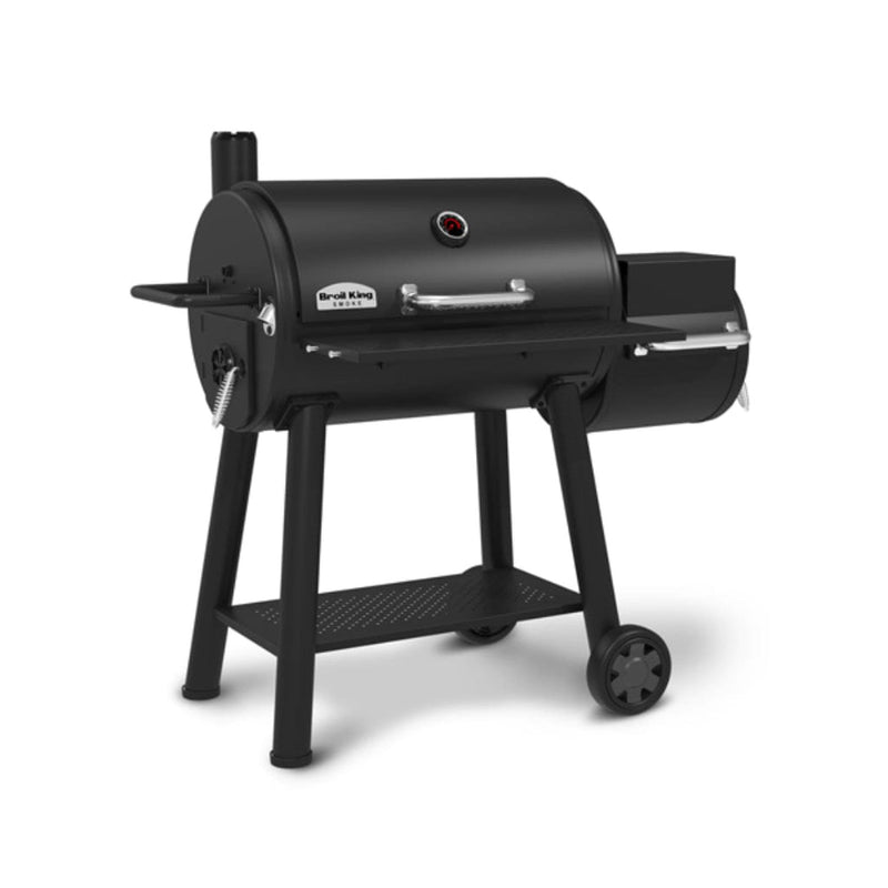 Broil King Regal Offset 500 Smoke Charcoal Grill & Smoker – 60" Freestanding

