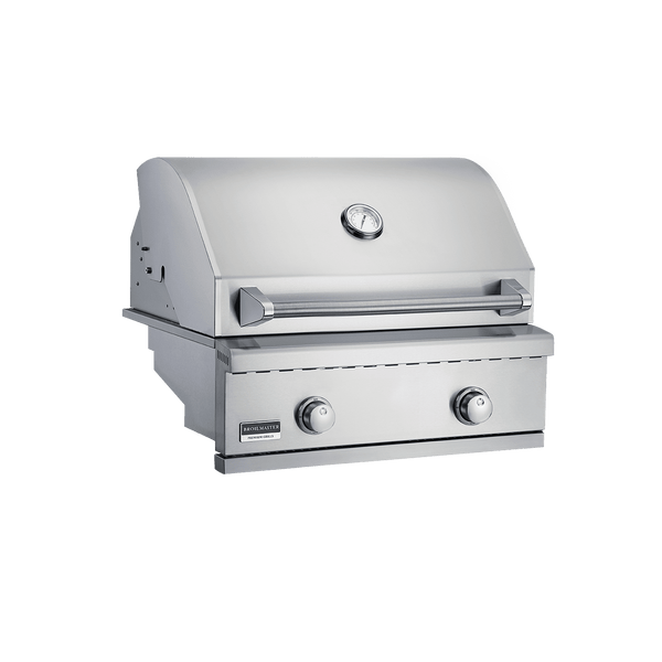 Broilmaster B-Series 25" Built-In Natural Gas Grill with Heat Zone Dividers & Flare Control