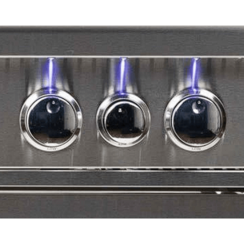 Broilmaster B-Series 40" Propane Grill Head with 5 Cast Stainless Burners, Infrared Rotisserie & LED Cooking Lights