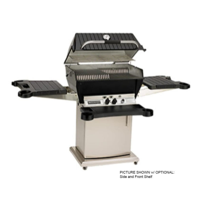 Broilmaster P3X Premium Propane Grill with Bowtie Burner and Stainless Steel Cart 