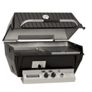 Broilmaster Q3X Built-In Slow Cooker Grill with Stainless Steel Oval Burner