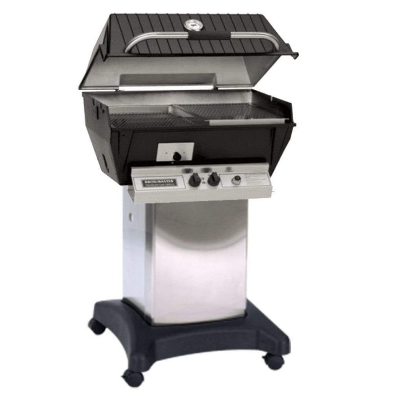 Broilmaster Q3X Slow Cooker Gas Grill with Smoker Tray & Oval Burner