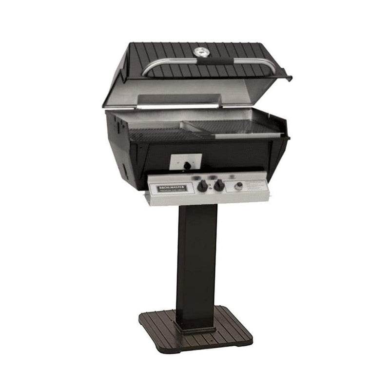 Broilmaster Q3X Slow Cooker Gas Grill with Smoker Tray & Oval Burner