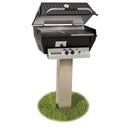 Broilmaster Q3X Slow Cooker Gas Grill with Smoker Tray & Oval Burner