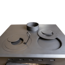 Buck Stove 27" Homesteader Wood Burning Cook Stove with Baking Oven 28,901 BTU