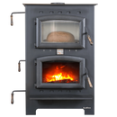 Buck Stove 27" Homesteader Wood Burning Cook Stove with Baking Oven 28,901 BTU