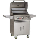 Bull Steer Premium 24" 3-Burner Freestanding Gas Grill Cart with Welded Stainless Burners